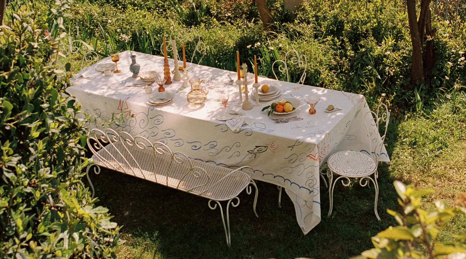 Bonsoirs invite Jacques Merle pour une collection de linge de maison